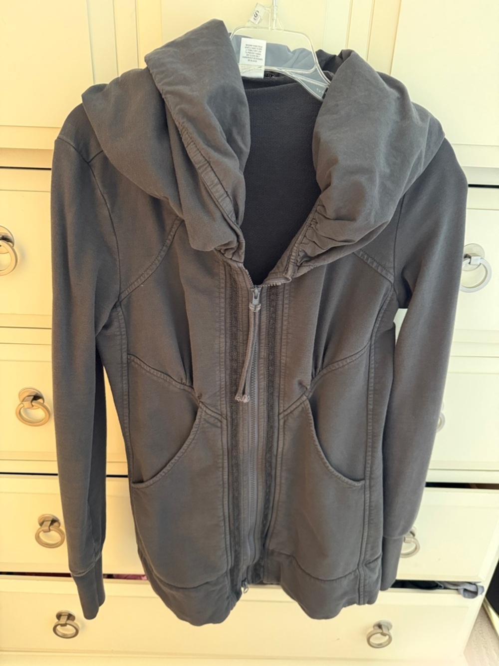 Prairie Underground Charcoal Gray Hooded Zip Utility Jacket